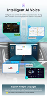 Pantalla QLED HD 2K Android 13 Opcional Para Coche con Carplay Integrado GPS Cámara Panorámica 360 Radio Reproductor Multimedia de Video y DVD