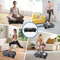 Kabellose Schlankheits-Vibrationsplatte Hochfrequenz-Fettverbrenner Körpertrainingsgerät Vibro-Fit Massage Ganzkörper-Trainingsplattform
