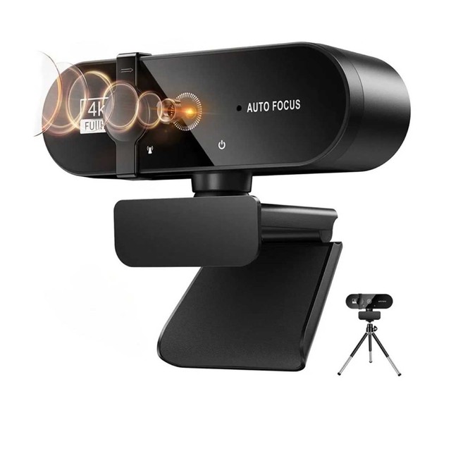 4K 30fps Laptop Webcam Camera with MIC For Business Image Sensor Professional Camera Intelligent Online Class Compatible