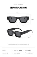 Nouvelles Lunettes de Soleil Tendance Y2K HD UV400 avec Charnière en Métal Haut de Gamme Personnalisables pour Hommes et Femmes
