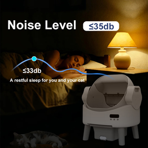 Bac à litière automatique pour chat, grande taille, protection de sécurité, bac à litière autonettoyant avec contrôle par application Tuya, contrôle des odeurs pour plusieurs chats - Product Image 4