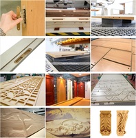 Router CNC para Madera 1530 con Cambio Automático de Herramienta, Router CNC ATC de 4 Ejes con Cabezal Oscilante 1325 para Modelos 3D