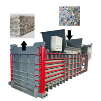 Presse à balles compacteuse horizontale automatique pour bouteilles en PET et déchets plastiques