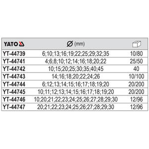 E-Tuo <b>Step</b> <b>Drill</b> Bit Metric 4-20mm Hex Shank For Nonferrous Metals - Product Image 2