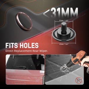 Bouchon de retrait d'<span class=keywords><strong>essuie</strong></span>-<span class=keywords><strong>glace</strong></span> <span class=keywords><strong>arrière</strong></span> BEVINSEE pour VW Golf Mk4 5 6 Sharan Caddy Tiguan - Product Image 4