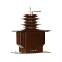 Transformador de Corriente de Alta Tensión Trifásico Sumergido en Aceite Minrong 35KV LCZ-35Q, Tipo de Fundición Semiencerrado para Interiores 30-800/5