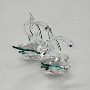 Bán buôn đẹp nhỏ thổi thủy tinh thiên nga cho Quà tặng đám cưới - Product Image 6