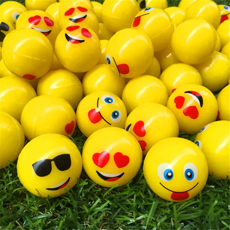Веселые желтые надувные мячи со смайликом, 32 мм, <span class=keywords><strong>резиновые</strong></span> надувные мячи со смайликом, желтые воздушные мячи со смайликом