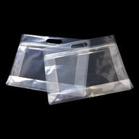 Sachet Doypack refermable à fermeture éclair, à huit soudures latérales, transparent, en plastique, pour emballage alimentaire, en Mylar avec fermeture à glissière