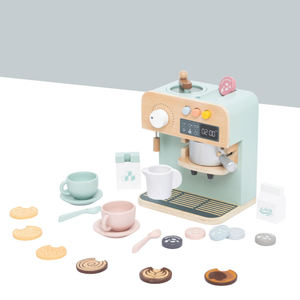 <span class=keywords><strong>Jouet</strong></span> de simulation de cuisine pour enfants CE CPC Ensemble de jouets de simulation amusants <span class=keywords><strong>Cafetière</strong></span> en bois - Product Image 4