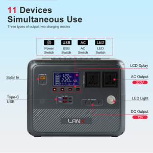 Chất lượng cao sản phẩm mới trại ABS LiFePO4 300W 600W 1000W 1500W năng lượng mặt trời Máy phát điện năng lượng hệ thống lưu trữ năng lượng năng lượng mặt trời nhà máy điện - Product Image 3