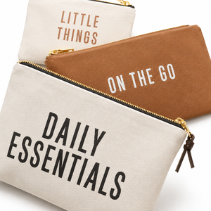 Fashionable Custom Size Recycled Cotton Canvas Cosmetic Make Up Bag Canvas Makeup Bag With Printing Logo - Product Image 5