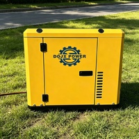 Générateur Diesel Direct Usine 5/6/7KW 60Hz 12V Silencieux à Faible Bruit avec ATS et AVR, Unité Durable pour Usage Domestique et Extérieur, Alimentation de Secours