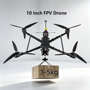 10 Inch FPV <b>Drone</b> Carbon Fiber Frame <b>4K</b> Camera 3-5kg Payload Brushless Motor Prosumer RC Quadcopter - Product Image 1