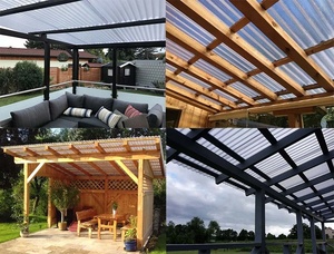 Pannelli in Policarbonato 2.6mm con Goffratura a Diamante, Lastra Ondulata 6m con Rivestimento UV, Materiale per Coperture - Product Image 3