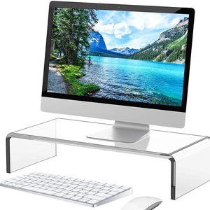 Mới <span class=keywords><strong>Acrylic</strong></span> máy tính hiển thị đứng bàn phím phẳng <span class=keywords><strong>Acrylic</strong></span> hiển thị trong suốt đứng cho điện tử kỹ thuật số triển lãm hội trường - Product Image 2