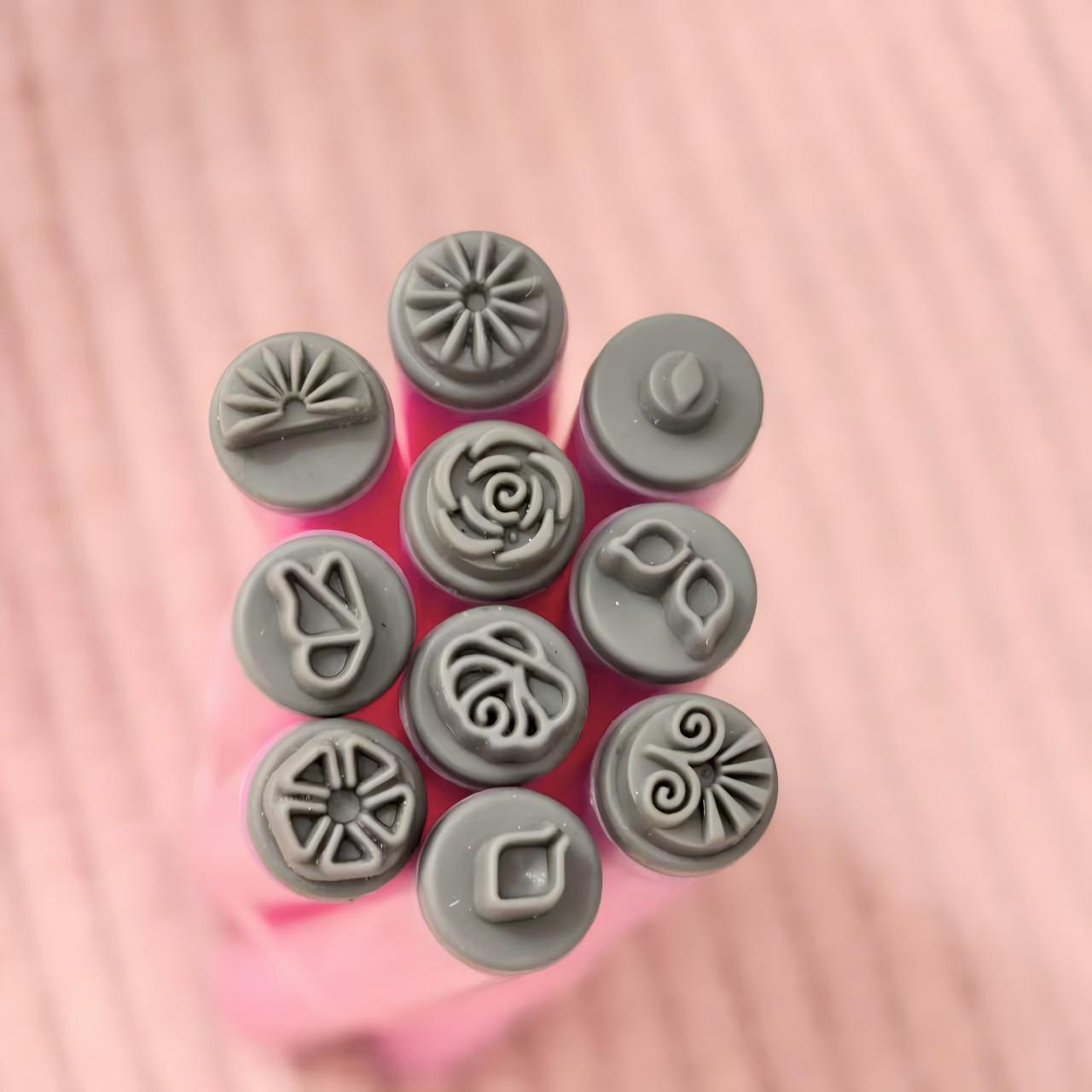 Stylos à tamponner pour nail art [ensemble de 10 pièces]
