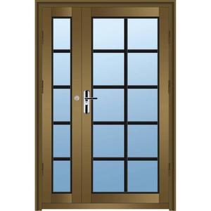 Porte de sécurité en acier, entrée latérale, antivol, design contemporain, origine Yunnan - Product Image 1