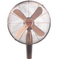 Ventilateur sur pied industriel vintage puissant, 16 pouces, en métal, télécommande, hauteur réglable, oscillant, pour usage domestique et extérieur