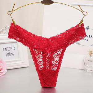 Biancheria intima donna taglie forti in pizzo da donna slip Sexy Lingerie carina trasparente mutandine - Product Image 3