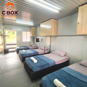 Casa Contenedor Modular Desmontable Cbox, Moderna, de 2 Pisos, con Paneles Sándwich, para Hoteles Móviles y Resorts, con Techo - Product Image 4