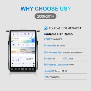 Navihua New Upgrade 14.4" Touch Screen Car Multimedia Radio for Ford F150 2009-2014 Gps Navigation Auto <b>Stereo</b> - Product Image 6