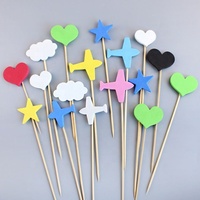 Décorations et étiquettes pour gâteaux d'anniversaire, fournitures de pâtisserie pour fêtes d'enfants, décorations de gâteaux en gros, décorations de gâteaux féeriques