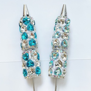 2025 New Arrival DIY Full Love Rhinestone Bead Plastic <b>Pen</b> Personalized Student <b>Gift</b> Portable Welcome <b>Gifts</b> - Product Image 3