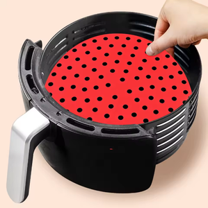 Silicone Air Fryer Liner Heat Insulation Pad Non-Stick Reusable Baking Mat Air Fryer <b>Accessories</b> for <b>Kitchen</b> - Product Image 2