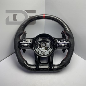 <span class=keywords><strong>Volante</strong></span> de Fibra de Carbono con LED y Alcántara para <span class=keywords><strong>Mercedes</strong></span> Benz ML W164 W166 W211 W212 C117 C118 W251 W176 W204 W205 C63s <span class=keywords><strong>AMG</strong></span> - Product Image 1