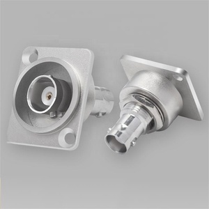 Conector BNC tipo SETO <span class=keywords><strong>D</strong></span>, Conector de montaje en Panel de pared de aleación de zinc, acoplador en línea, placa frontal, conector Keystone - Product Image 2