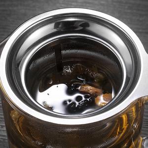 Filtro per tè in acciaio inossidabile riutilizzabile cestino per tè accessori per tè a maglia Fine sfusa infusori di foglie di tè - Product Image 2