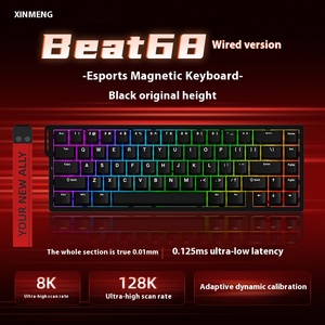 Xinmeng Beat68Ultra Tri-mode Doble 8K Interruptor Magnético Teclado Mecánico Personalizado E-sports Gaming <span class=keywords><strong>Keyboard</strong></span> Support Custom - Product Image 5