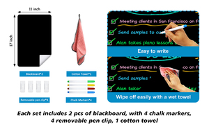 Lavagna Adesiva Rimovibile Unifelt, Lavagna Bianca Cancellabile a Secco, Utilizzabile come Lavagna per <span class=keywords><strong>Cucina</strong></span> e Menu - Product Image 6