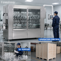 Machine de remplissage automatique linéaire pour crèmes, lotions et pâtes en flacons – Production continue et fonctionnement stable