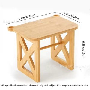Support d'imprimante en bois, support de rangement durable pour imprimantes, porte-étiquettes, organisation du bureau - Product Image 5