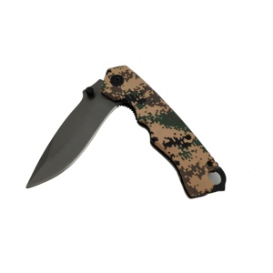 Couteau de survie tactique Durable pour <span class=keywords><strong>Jungle</strong></span> extérieure, Camouflage noirci, fournitures d'usine - Product Image 4