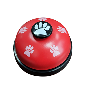 Cloche de dressage pour animaux de compagnie 1 paquet de cloche d'appel pour chien de 2.83 pouces de diamètre avec construction en plastique et en acier inoxydable blanc - Product Image 4