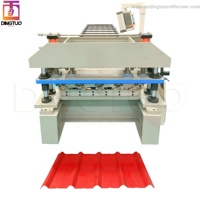 Machine automatique de fabrication de tuiles métalliques pour toitures 740 IBR à haute productivité avec contrôle PLC, moteur et pompe, largement utilisée en Indonésie