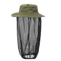 Topi Memancing Anti Nyamuk, Tahan Air, Cepat Kering, Bernapas, Anti UV, Anti Lebah untuk Memancing, Berburu & Pelindung Matahari