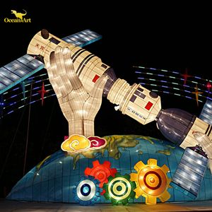 Exhibición de Faroles 3D Grandes e Impermeables para Exteriores con Luces LED para Diwali y Acción de Gracias en Parques Temáticos - Product Image 6