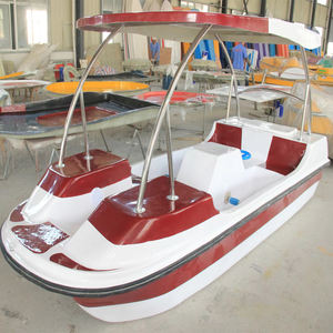 Bateau à pédales 4 places QIQU, construction durable en fibre de verre, faible entretien, pour <span class=keywords><strong>investissement</strong></span> B2B - Product Image 2