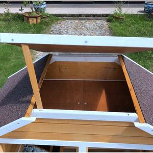 SDR032 SHUNDA Maison <span class=keywords><strong>pour</strong></span> animaux de compagnie en bois écologique <span class=keywords><strong>pour</strong></span> petits animaux avec motif imprimé, tapis de sol de luxe et cage à <span class=keywords><strong>lapin</strong></span> - Product Image 5