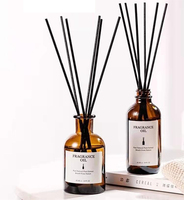 Diffuseur d'aromathérapie sans flamme pour la décoration de la maison, flacon diffuseur de roseaux personnalisé