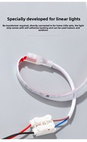 Lampu LED COB Indoor Fleksibel Linear Strip 480LED/m Kecerahan Tinggi CRI90 Lampu Pita LED