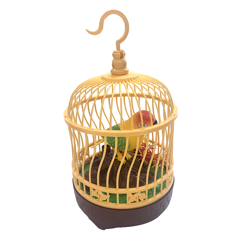 Креативная электрическая игрушка-клетка для домашних животных с голосовым управлением, детская игрушка, подарок, украшение для сада