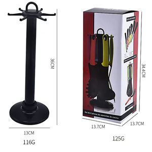 Ensemble d'ustensiles de cuisine avec support - Product Image 2