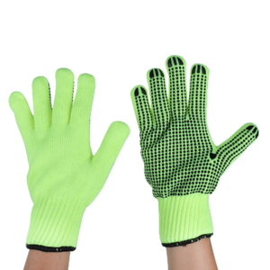 Luvas quentes de PVC para trabalho de inverno Antiderrapante Proteção contra o frio Luvas pontilhadas de algodão - Product Image 5