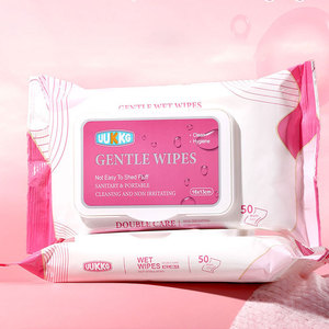 Lingettes humides démaquillantes pour la maison en vrac de qualité supérieure nettoyage efficace double <span class=keywords><strong>action</strong></span> exfoliation douce sans irritation peau organique - Product Image 1