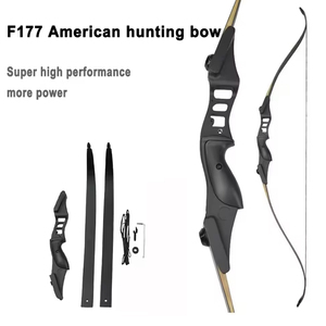 F177 54Inch Amerikaanse Boogjacht Paardenboog Takedown Recurve Boog Handvat Fiberglass Ledematen Boogschieten Buiten Schieten 30-50Lbs - Product Image 2